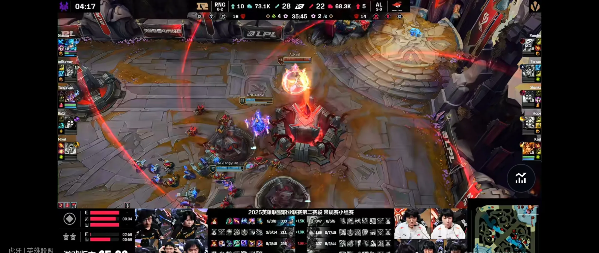 包含RNG鏖战FNC，Uzi统治全场的词条