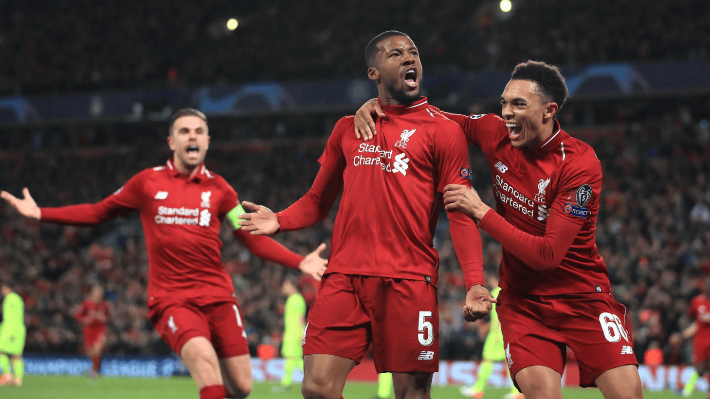 利物浦主场大捷，晋级欧冠半决赛的简单介绍